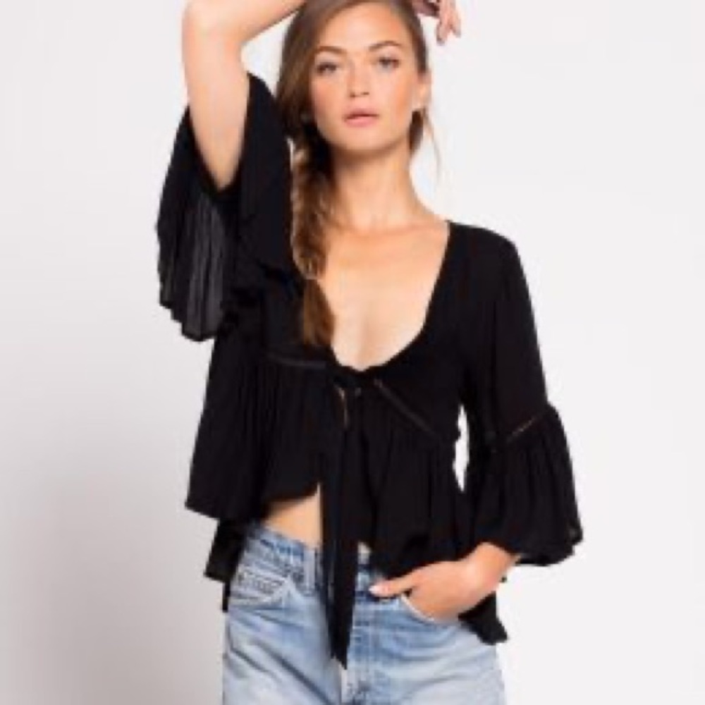 L*Space Black Swim Coverup